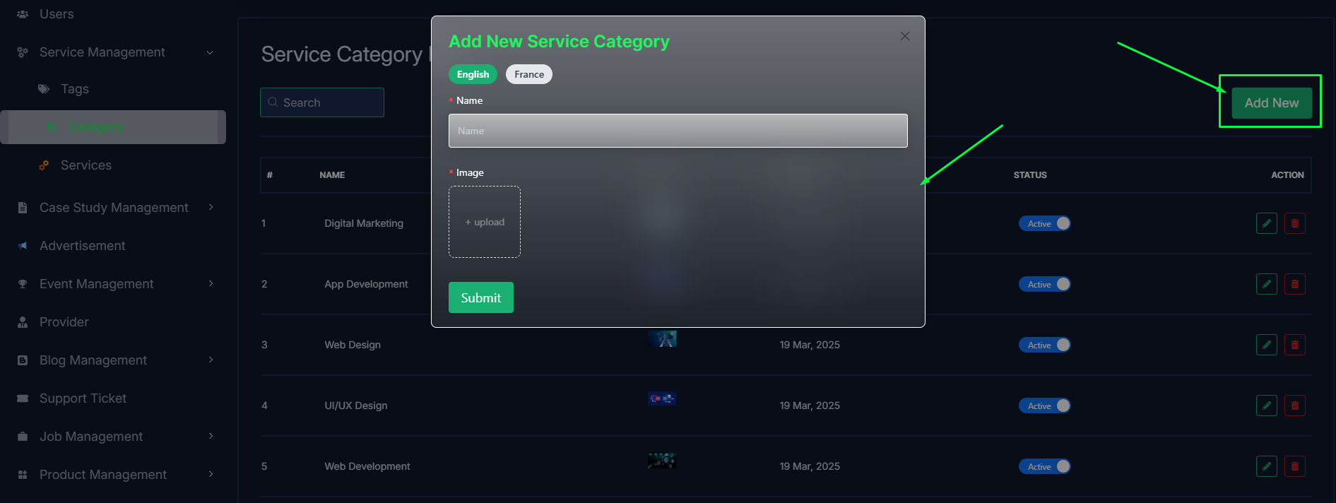 Add Category