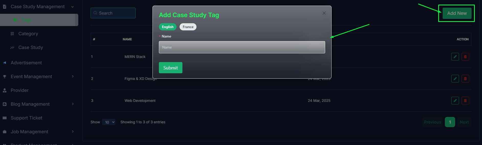 Add Tag