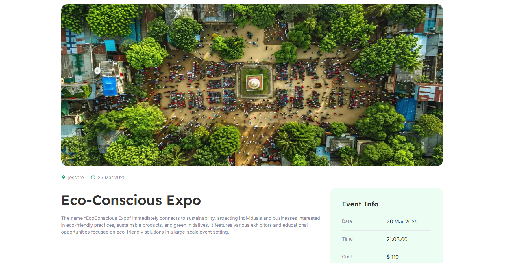 'Event Details'
