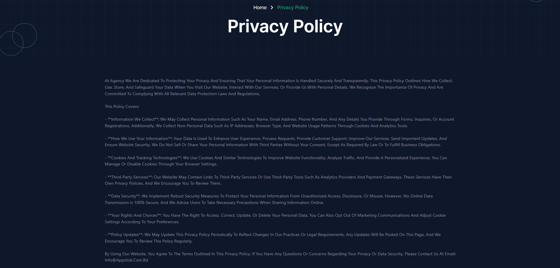 Privacy Policy